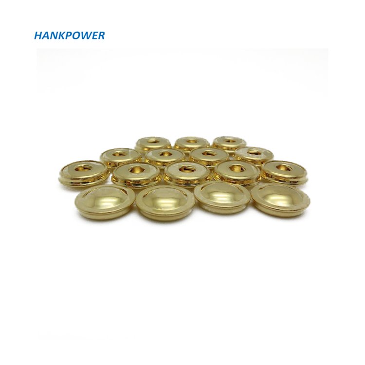 24K Gold Plated Electrodes 4.0mm Female ECG Snap Buttons Medical Connector