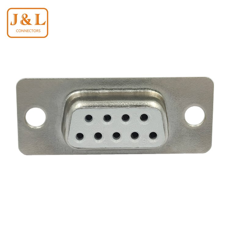 Hot DB9 Serial Connectors RS232 9 Pin Double Row Welded Head Male and Female DB connector
