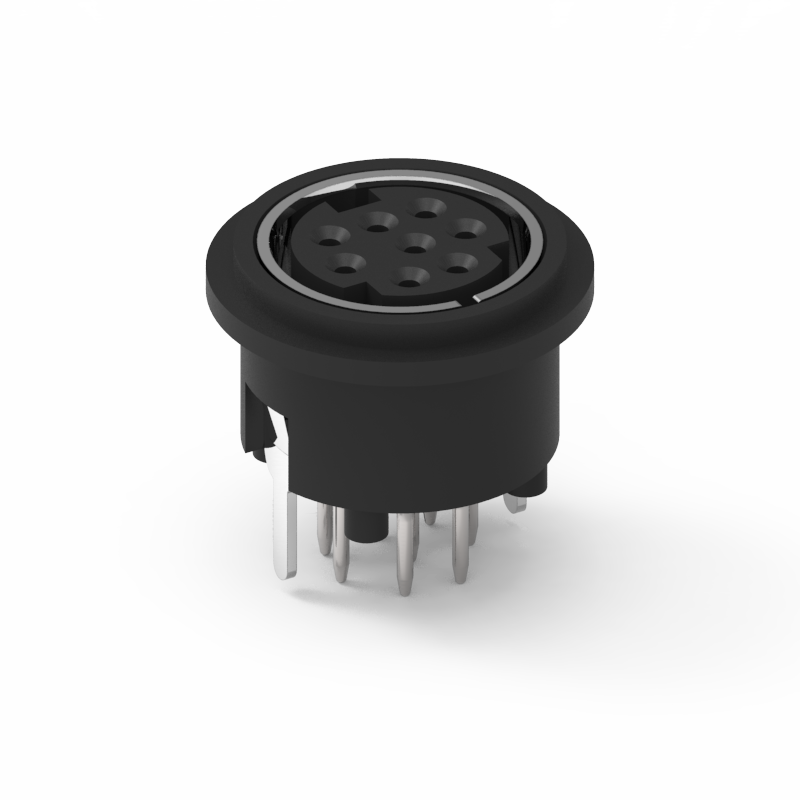 Mini Din 8PIN DIP Type Connector