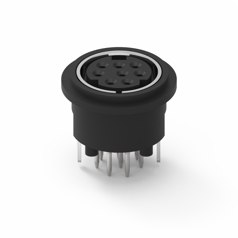 Mini Din 8PIN DIP Type Connector