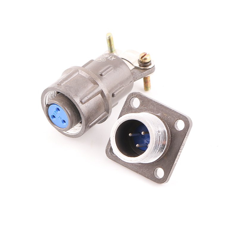 custom 3 4 5 7 pin core wire circular male female waterproof cable connector high current connector