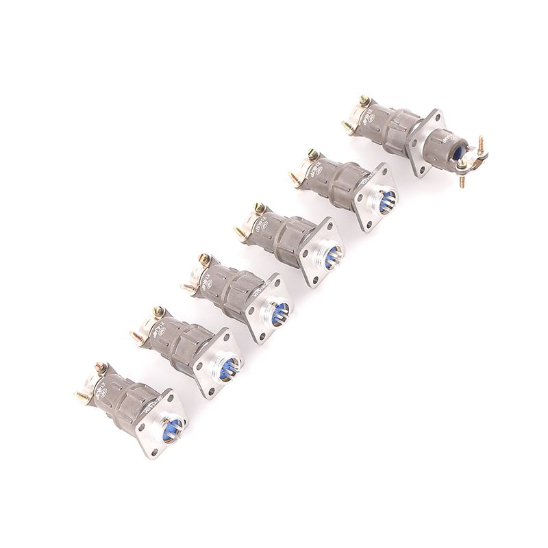 custom 3 4 5 7 pin core wire circular male female waterproof cable connector high current connector