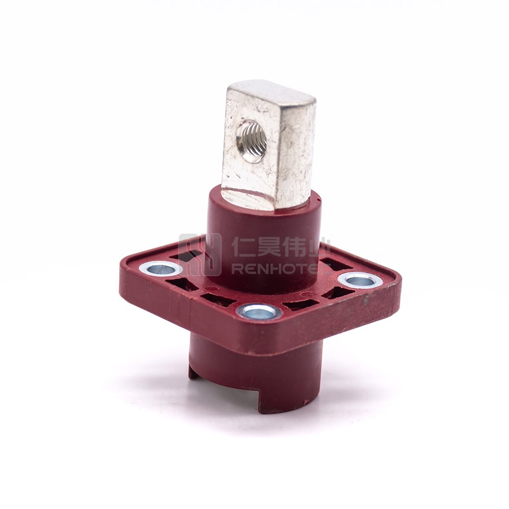 High Current 200A Connector Copper Terminal for Battery Pack Red Color
