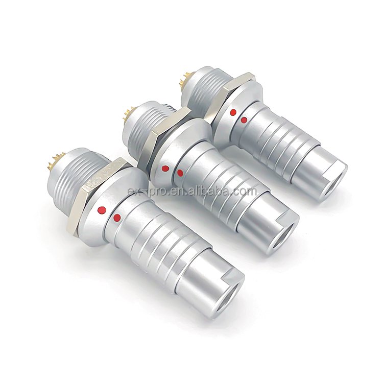 K Series EGG FGG Connector 2 3 4 5 6 7 8 10 Pin Circular Push Pull FGG.1K.304.CLAC55Z EGG +FPG+PHG IP68/IP66 LEMOs K Series