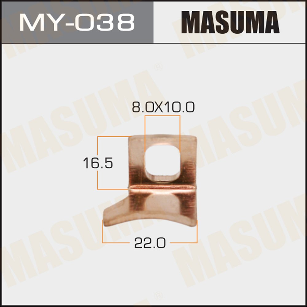 MY-038 MASUMA 10PCS Automatic battery Relay contact for starter Connectors Terminals