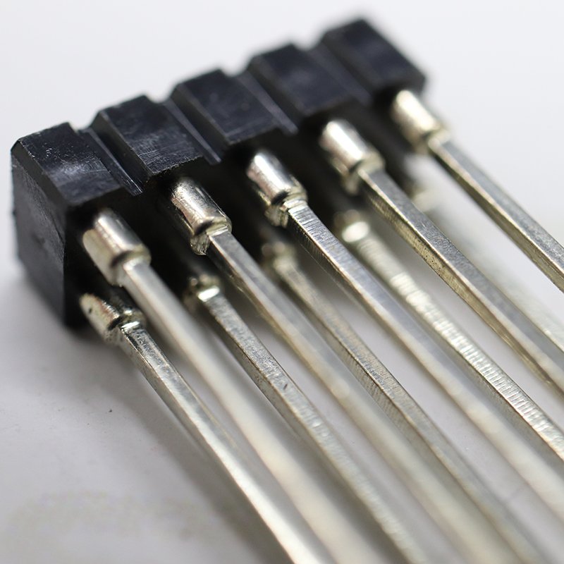 High quality round pin 2.54Mm pitch 02~20pins 2*5p 2*10p 2*20p 30p 40p double row dip type straight pps header connector