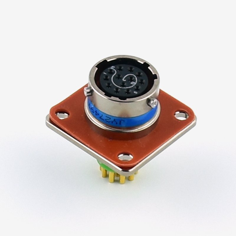 TT 38999 II series OEM/ODM 13pin T10F35PN-H D38999 J599 Electrical Panel Mount Circular Aerospace Connector manufacturer
