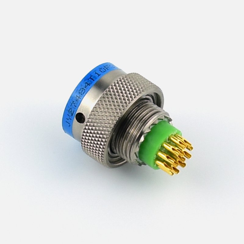 TT 38999 II series OEM/ODM 13pin T10F35PN-H D38999 J599 Electrical Panel Mount Circular Aerospace Connector manufacturer