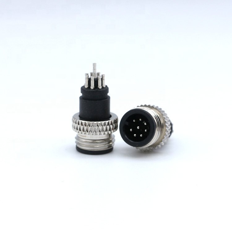 2023 Factory M8 waterproof connector 4pin 8pin male and female m8 connector