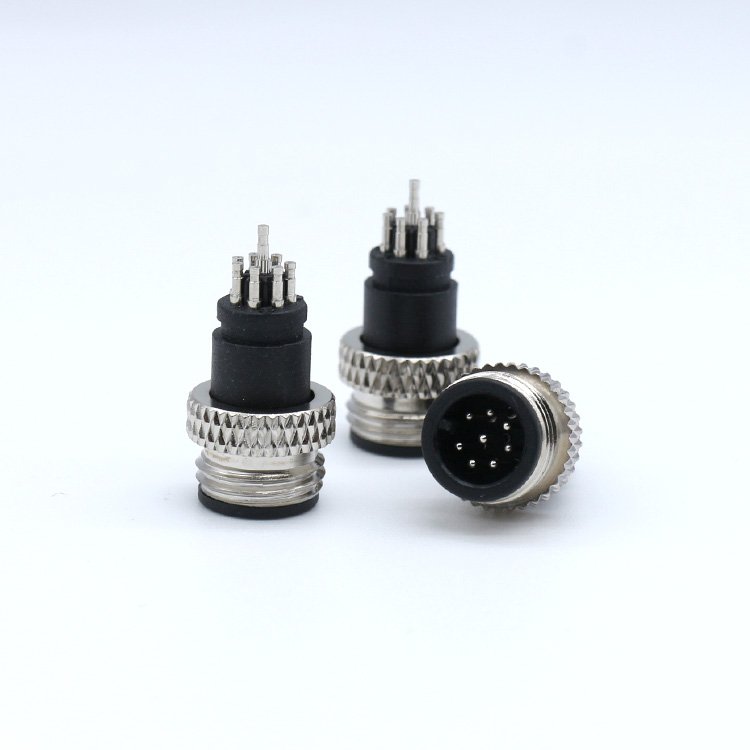2023 Factory M8 waterproof connector 4pin 8pin male and female m8 connector