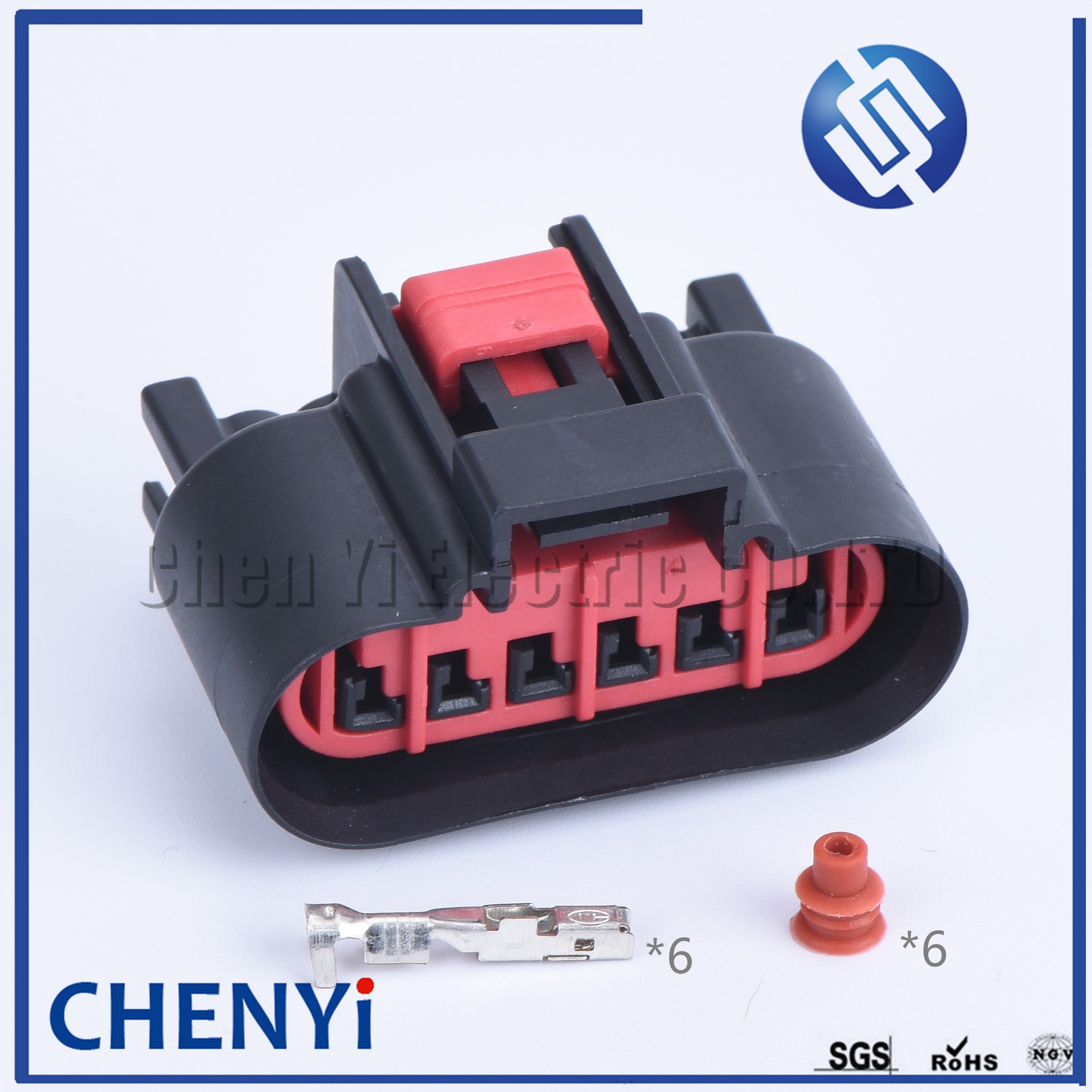 6 Pin waterproof auto connectors plug male female E-2162-000 accelerator pedal connector for TDCI