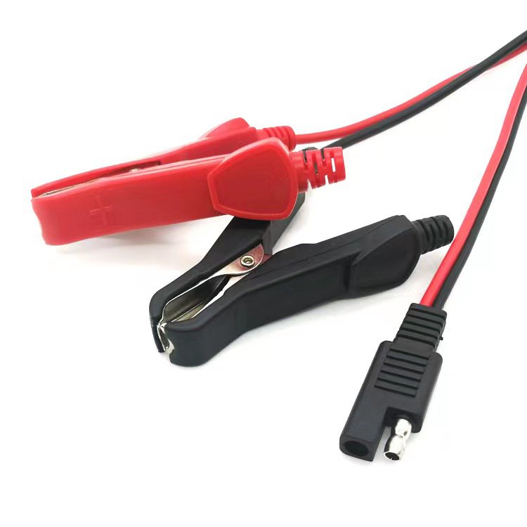 SAE Connector Male to Female Plug Extension Cable Adapter Cord Quick Disconnect Release Wire Harness with Solar Battery