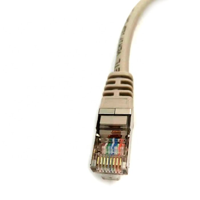 Factory Cat6e Ethernet Cable Grey Rj45 to Rj45 Male Connector Network Communication Usb Male Custom cable PVC/COPPER Rohs CE