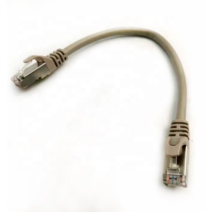 Factory Cat6e Ethernet Cable Grey Rj45 to Rj45 Male Connector Network Communication Usb Male Custom cable PVC/COPPER Rohs CE