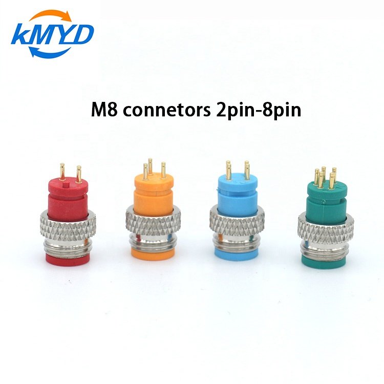 2023 high quality M8 M12 M16 waterproof connector ip67 ip69 for video CCTV M8 M12 M16 waterproof connector