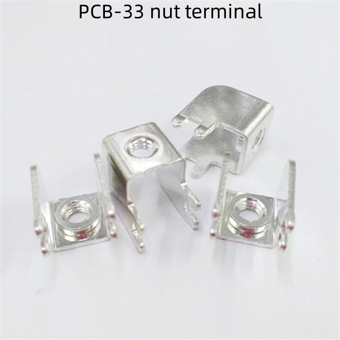 PCB 33 Nut terminals PCB connectors baseboard terminals side-horizontal riveting hardware holder