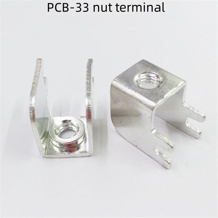 PCB 33 Nut terminals PCB connectors baseboard terminals side-horizontal riveting hardware holder