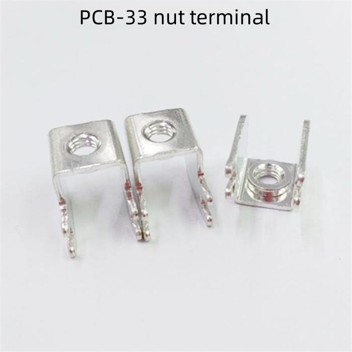 PCB 33 Nut terminals PCB connectors baseboard terminals side-horizontal riveting hardware holder