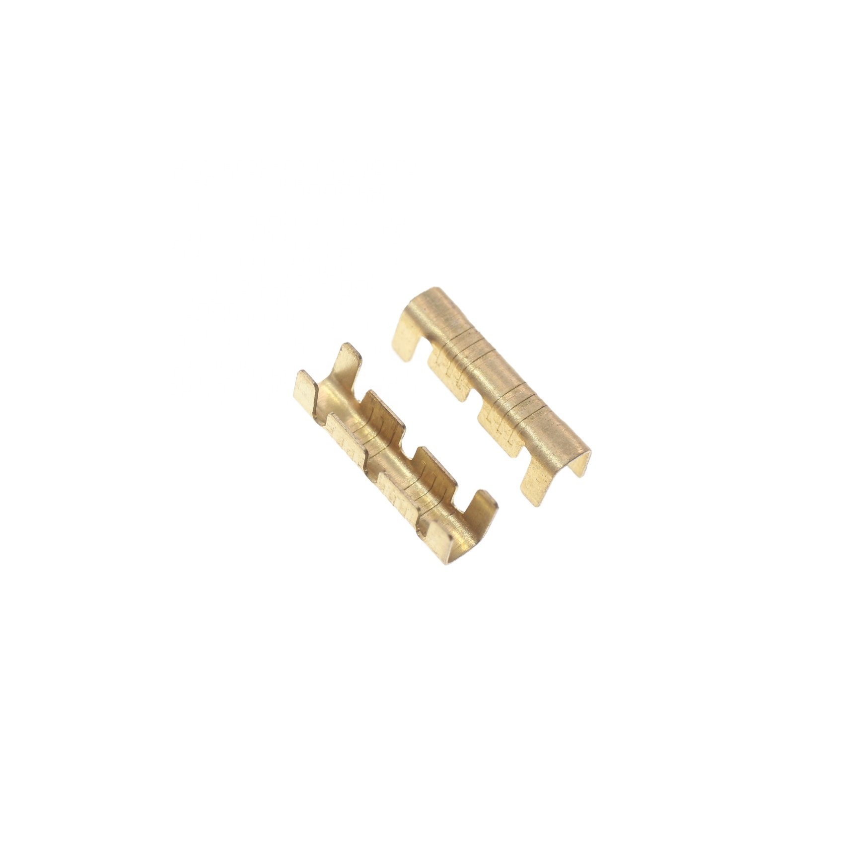 Factory direct sales 145 electric heating terminal brass crimp terminal connector non-insulated crimp terminal
