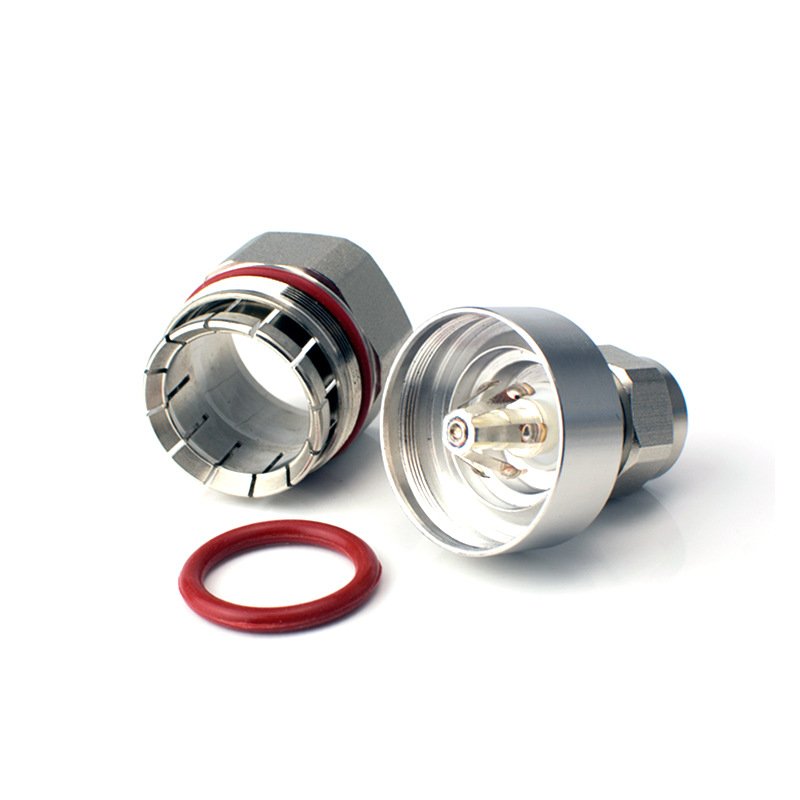 N Male Connector Clamp Attachment For 7/8 inch Flexible N male Straight rf coaxial Connector for 7/8" Feeder cable