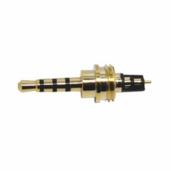 Hot Selling Audio Plug Jack Connector 3.5mm 4-Pole 6.8mm Tray 30.9L with Screw Male for Audio Equipment