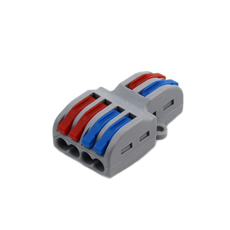 10PCS Wire Connector 222 SPL-62 SPL-42 Mini Fast Universal Wiring Electrical Cable Connector LED Lamp Push In Terminal Block