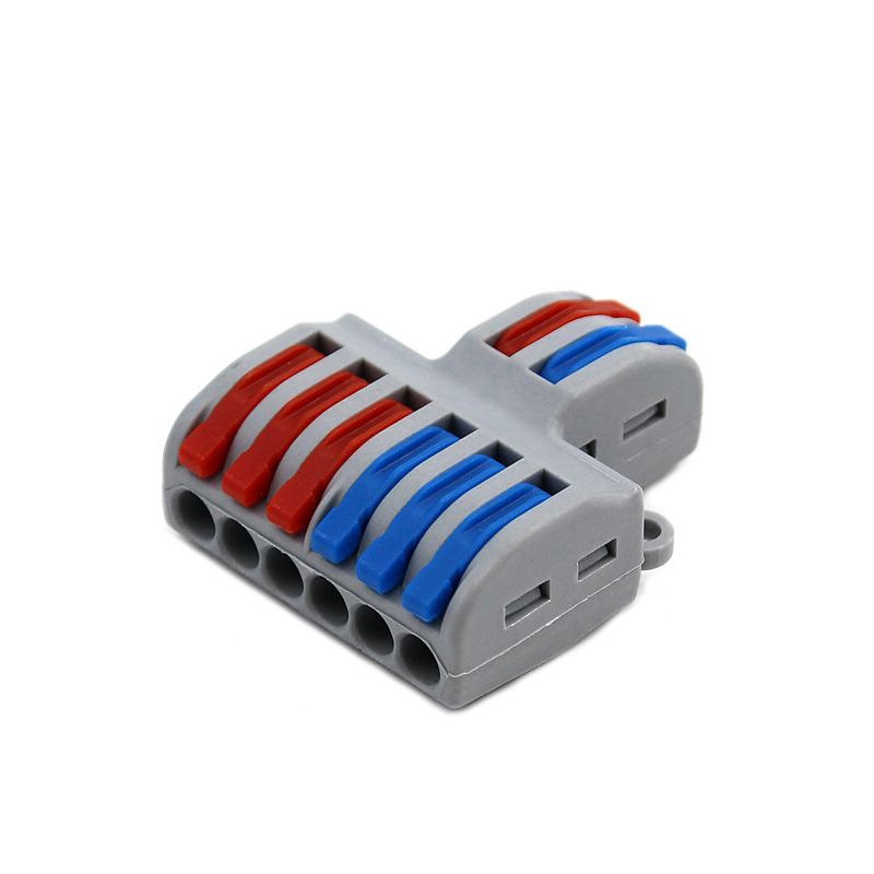 10PCS Wire Connector 222 SPL-62 SPL-42 Mini Fast Universal Wiring Electrical Cable Connector LED Lamp Push In Terminal Block
