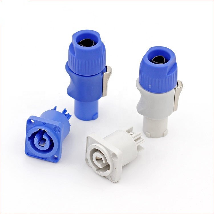 Shenzhen TP IP65 Three Pole Cable Connector 3 Pole Plug Powercon Connector