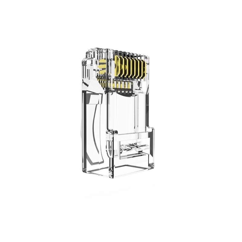 CAT5 CAT6 UTP Unshielded 8P8C Pass Through RJ45 Modular Plug Ethernet RJ45 Connector