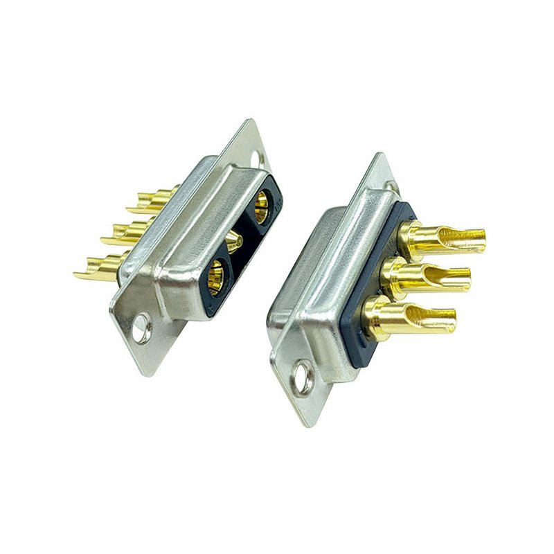 3W3 High Current Female Base Connector D-SUB Welded Wire Gold-plated Socket Servo Harness Switch Crimp Terminal Line