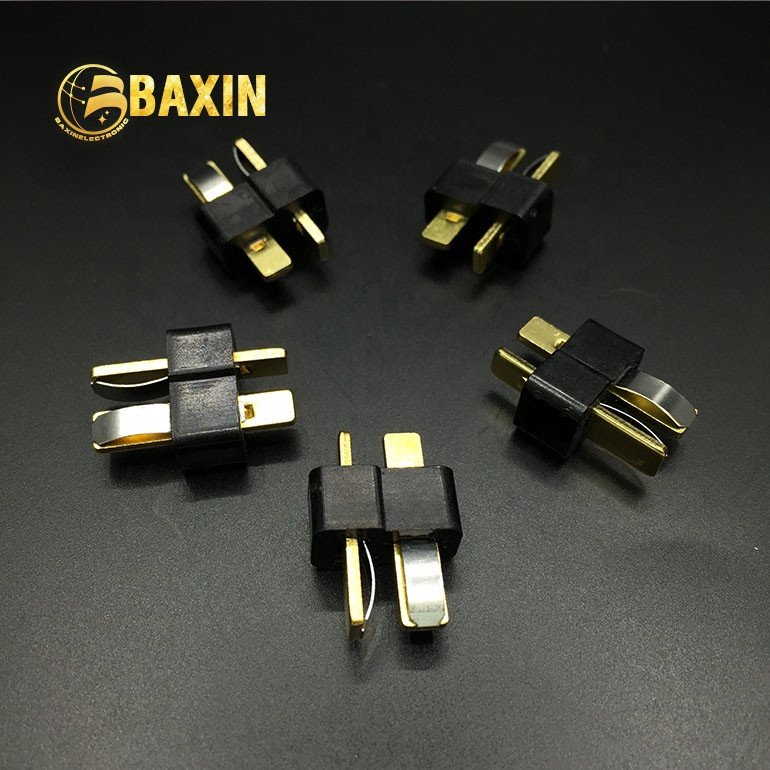 Black Dean's Electrical T-Plug Connectors Male & Female for RC Hobbies and Toys