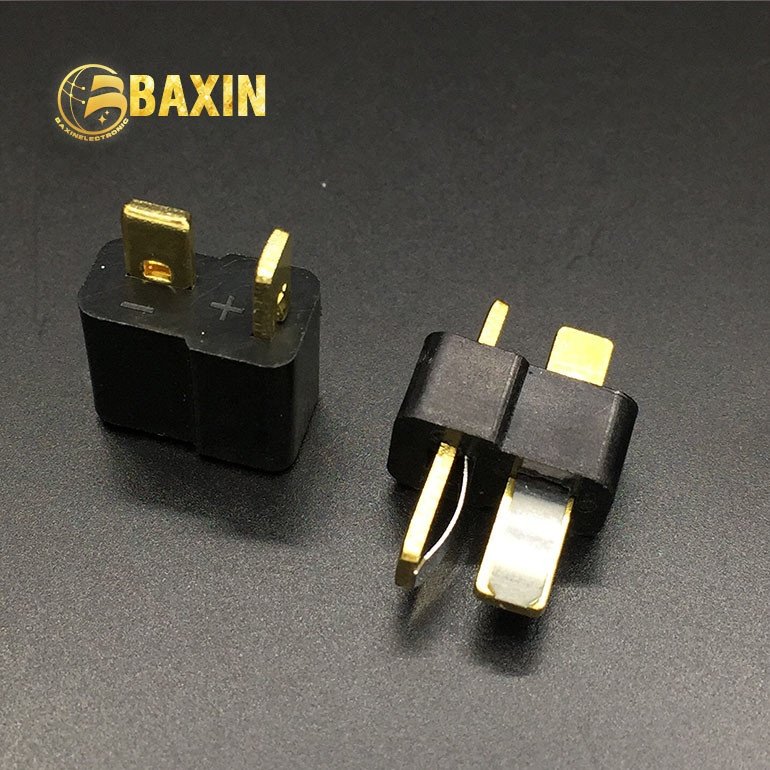 Black Dean's Electrical T-Plug Connectors Male & Female for RC Hobbies and Toys