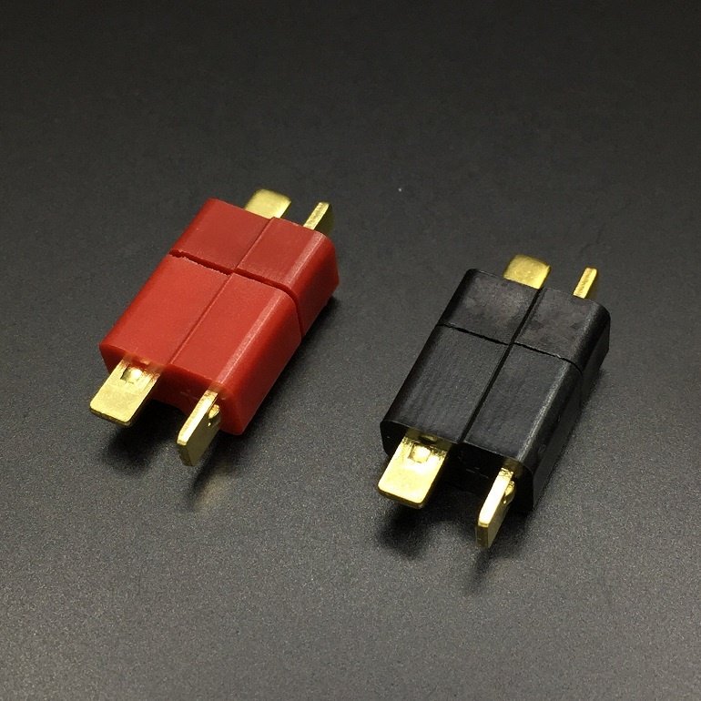 Black Dean's Electrical T-Plug Connectors Male & Female for RC Hobbies and Toys
