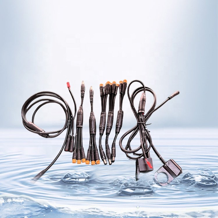 gx12 cable custom ip67ip68 shenzen gjq 3p wire splitter 10pin plug connector for Electric scooter