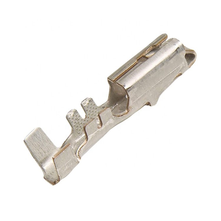 Custom copper electrical wire crimp contact terminal connector