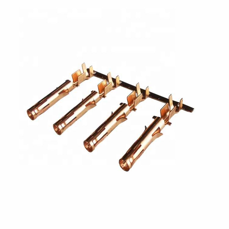 Custom copper electrical wire crimp contact terminal connector