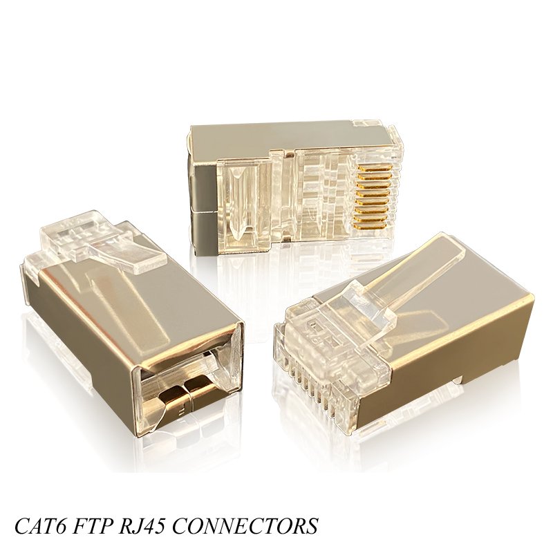 Communication Networking Stp Ftp Shield Rj45 8P8C Cat5E Cat6 Cat7 Rj45 Connector