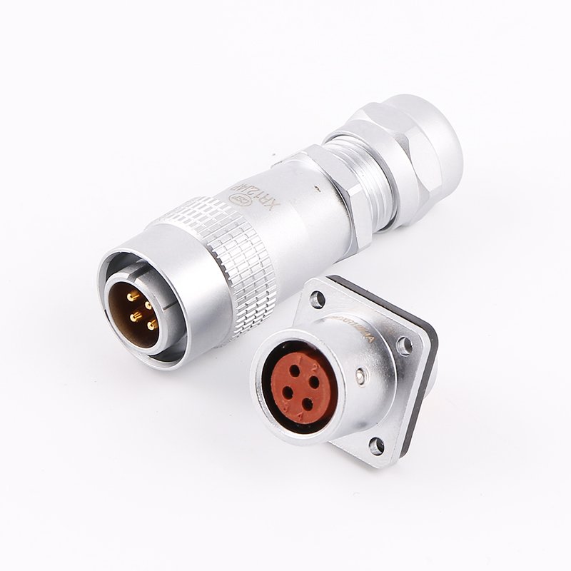 Factory Supply Aviation Quick Lock Plug XR12 Connector 2 3 4 5 6 7 Pin for Cable Soldering