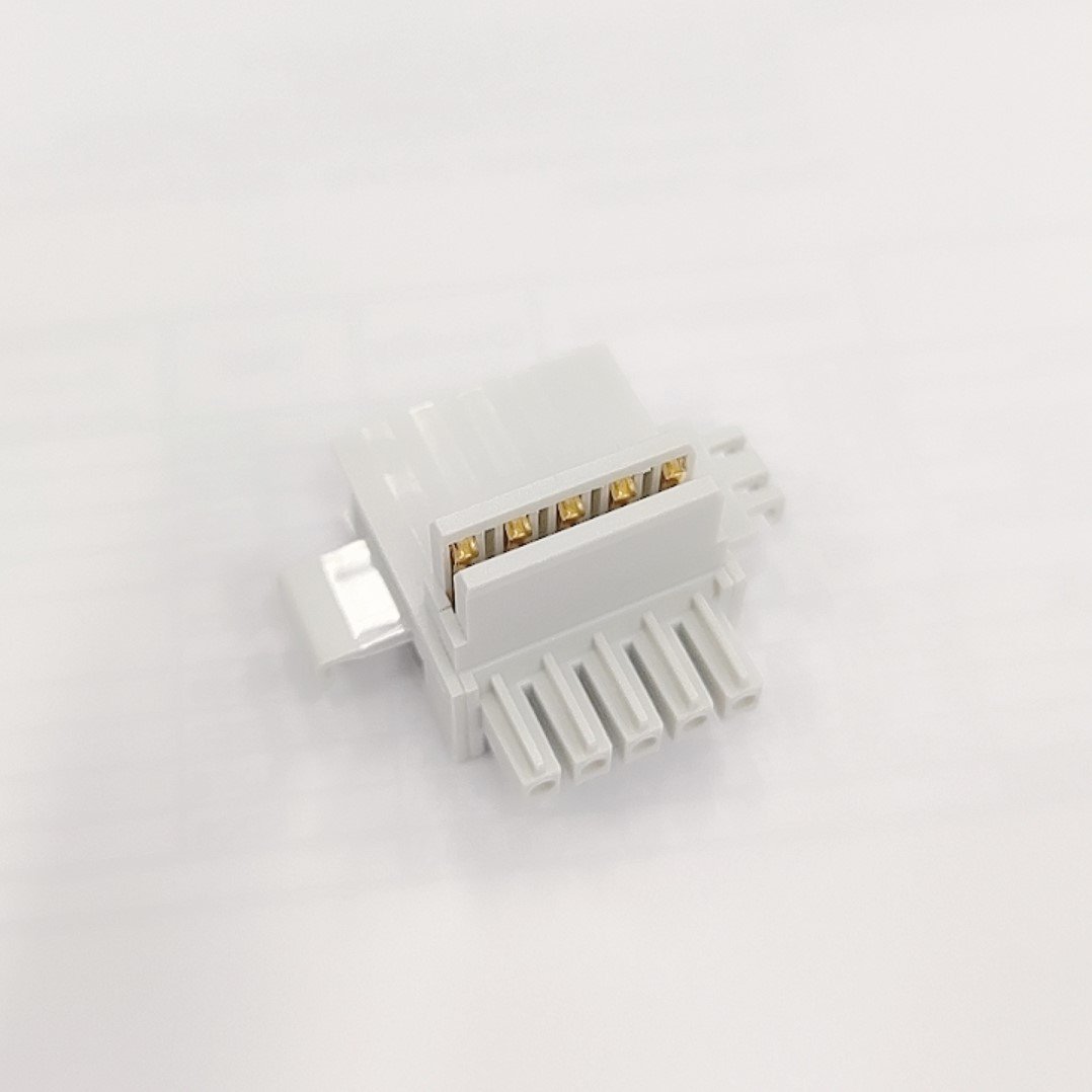 Sanhe SH322-22.5 5P TBUS Contact Din Rail Connector Plug-in Copper and Nylon Material 5P TBUS Fuse Block