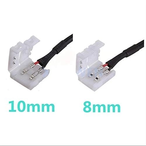 Free Sample Solder8MM 10MM 12MM Free 2 3 4 5 6 Pin Rgbw Cable Connectors For LED Strip Lights