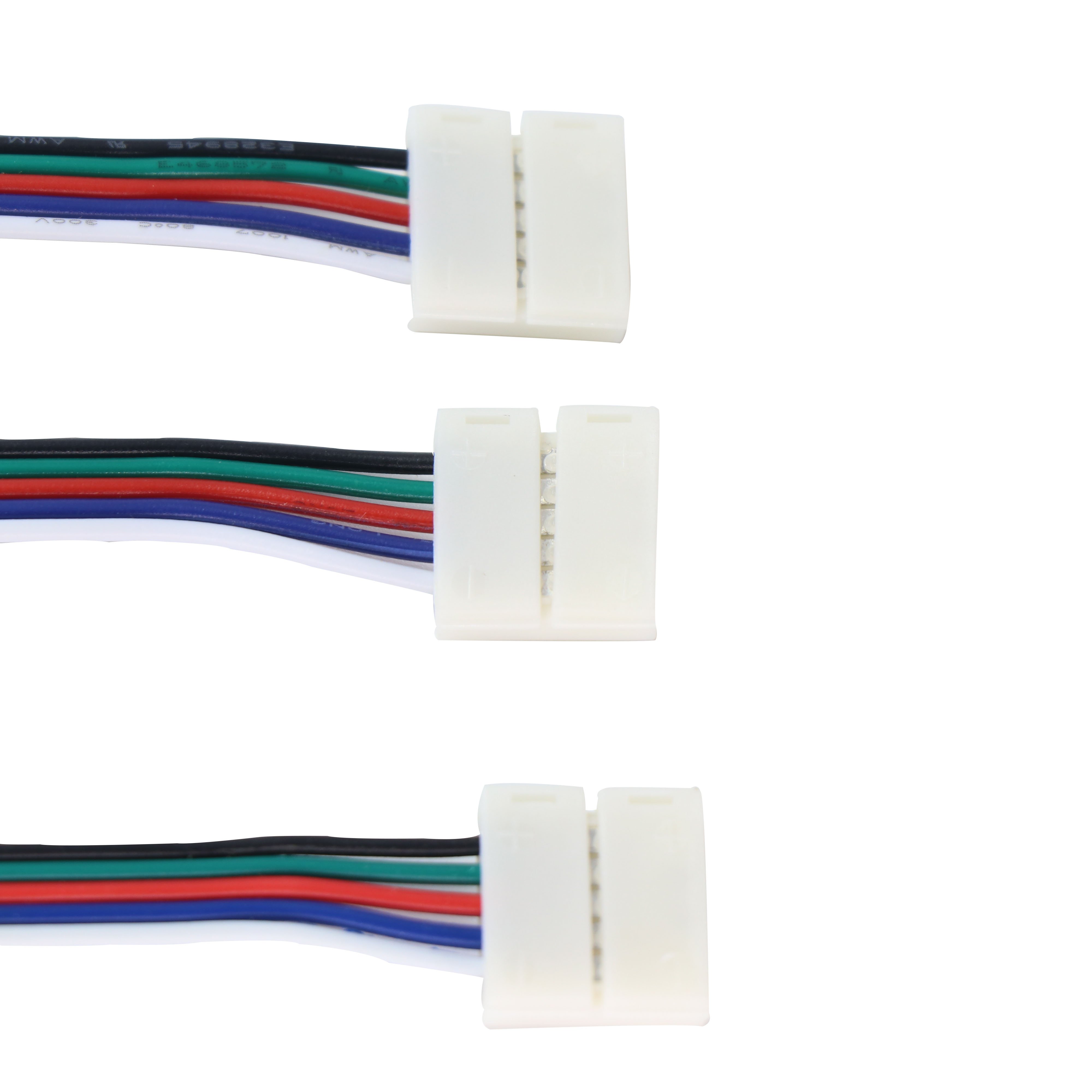 Free Sample Solder8MM 10MM 12MM Free 2 3 4 5 6 Pin Rgbw Cable Connectors For LED Strip Lights