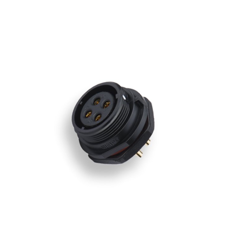 Weipu IP68 Waterproof LED Strip Connector SP2110 P Series Threaded Male Plug Circular USB Plug 2 3 4 5 7 9 12 Pins IP67