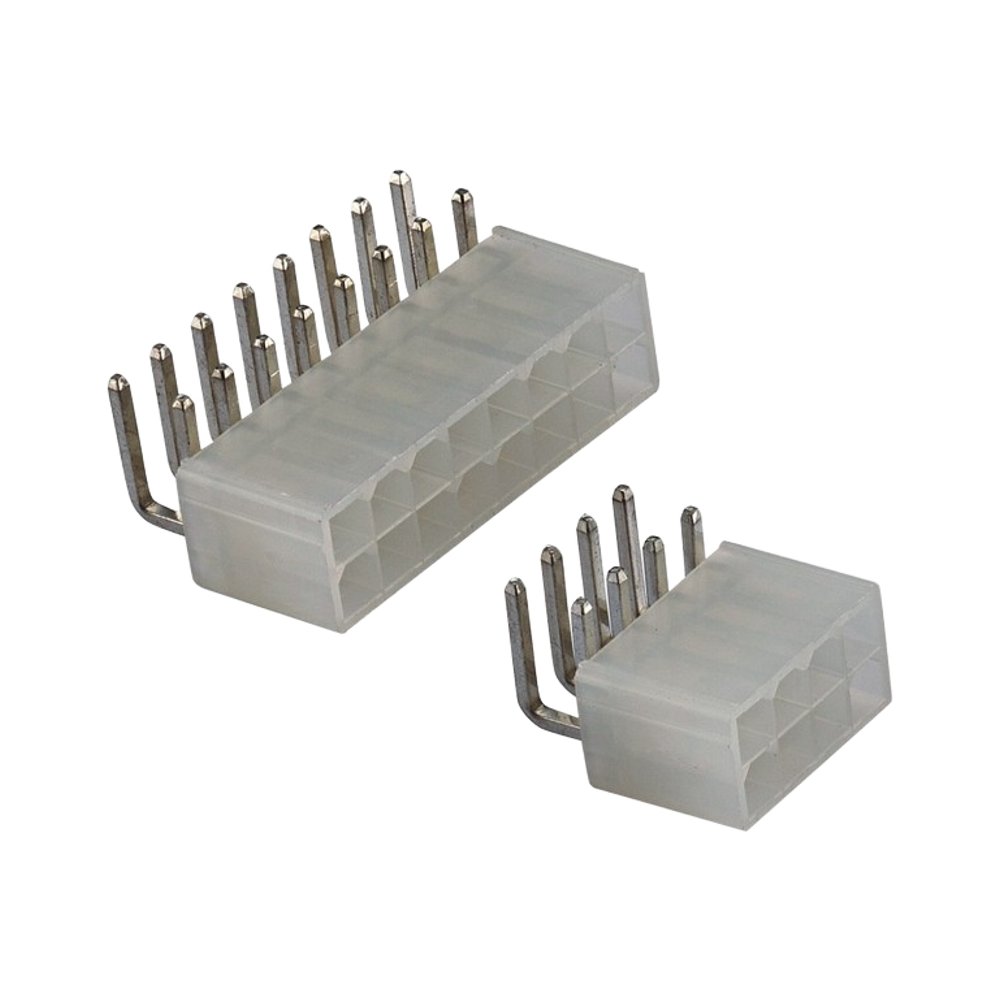 Soulin 4.2mm Spacing Molex Double Row Straight Needle Plate 4-Hole Hollow Wafer Connector