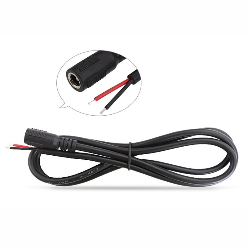 18AWG 20AWG 22AWG 5.5mm by 2.1mm 5521 5525 DC Connector Power DC Cable to Pigtail Open Stripped Cable