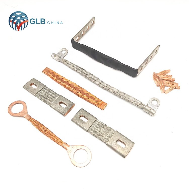 Underground Flexible Producer Bridge grounding Copper Braided Lithium Hydrogen Battery Pack Connector Ev Car Motorcycle Busbar C