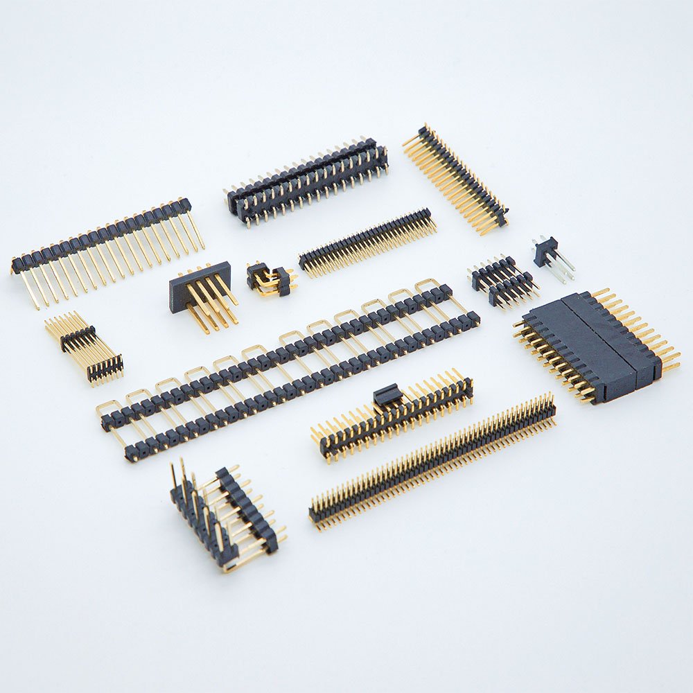Soulin 2.0mm pitch pin header 2*N Pin H4.0 Type Dual Row Socket PCB Straight/Right Male Power Pin Header Connector