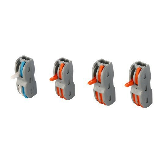 Sl-222 electric led connector 1pin 2 pin 3pin 4pin 5pin cable connector 222 push fast wire connectors