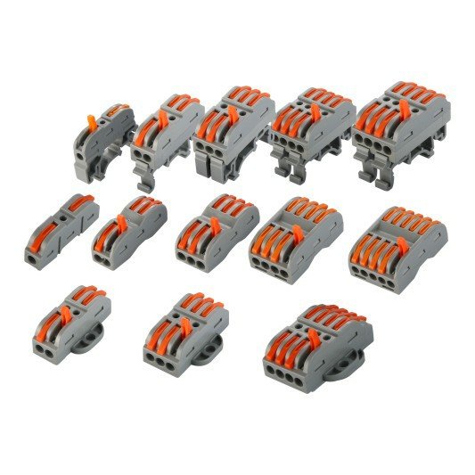 Sl-222 electric led connector 1pin 2 pin 3pin 4pin 5pin cable connector 222 push fast wire connectors