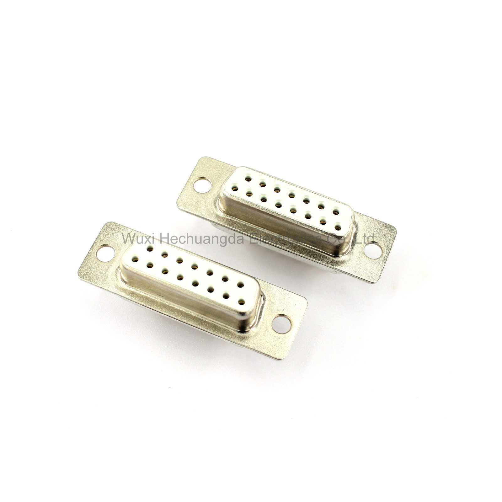 high quality female and male Solder Type / DB15 Connector Solid copper gold plated DB15 D-SUB Connector