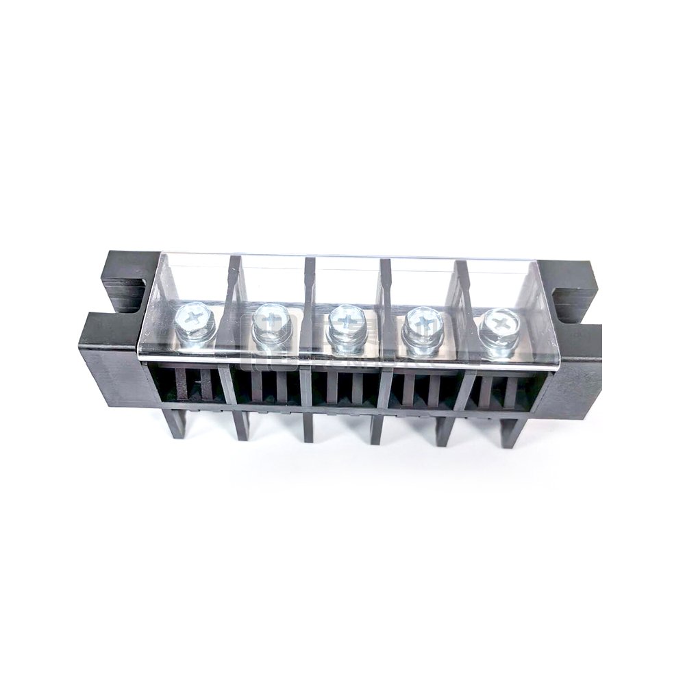 Through Wall Battery Terminal 5 Pole High Current 30A with Screw Copper Connector